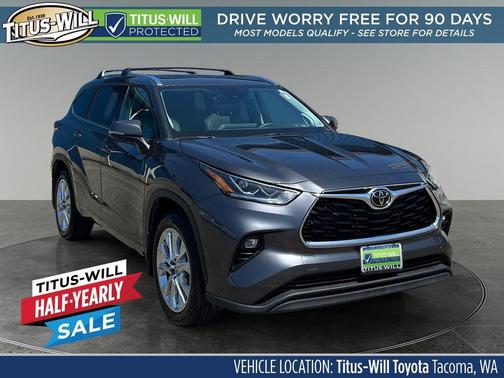 Magnetic Gray Metallic 2023 Toyota Highlander Limited