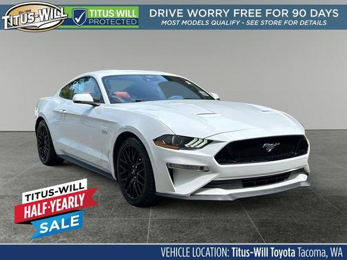 Oxford White 2022 Ford Mustang GT Premium