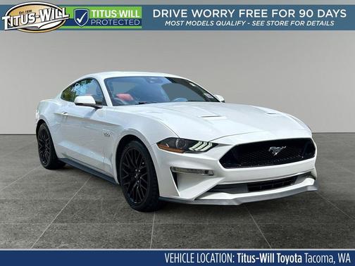 Oxford White 2022 Ford Mustang GT Premium