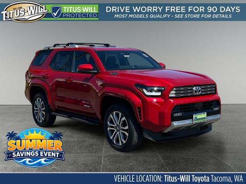 Supersonic Red 2026 Toyota 4Runner Limited