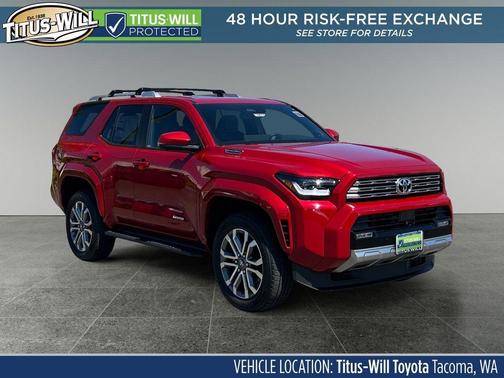 Supersonic Red 2026 Toyota 4Runner Limited