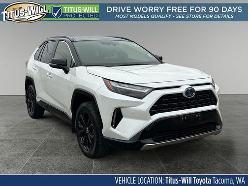 Pearl 2024 Toyota RAV4 Hybrid SE