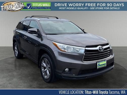 Predawn Gray Mica 2015 Toyota Highlander XLE