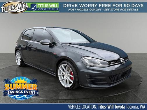 Steel Gray Metallic 2016 Volkswagen Golf GTI 2.0T S 4-Door