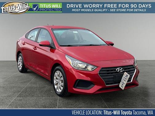 Pomegranate Red 2018 Hyundai Accent SE