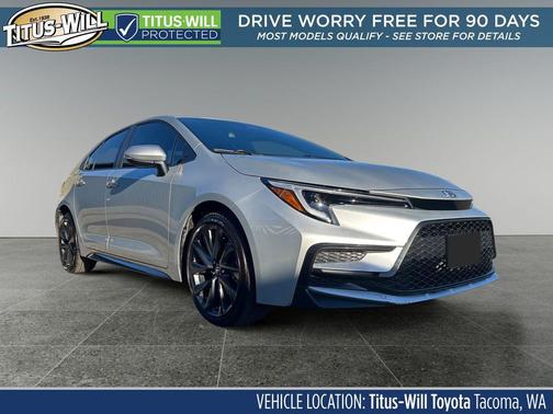 Classic Silver 2025 Toyota Corolla XSE