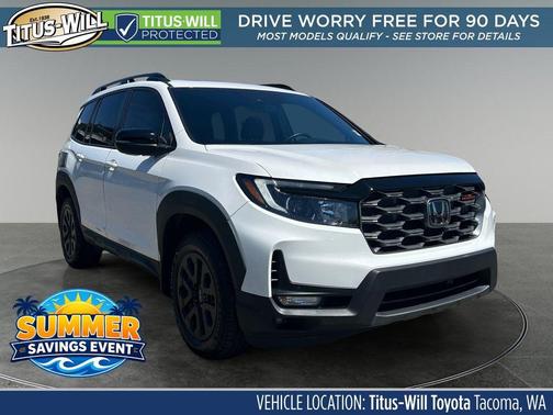 Platinum White Pearl 2023 Honda Passport AWD TrailSport