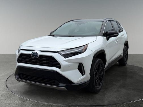 Mid Blk/Wind Chill 2023 Toyota RAV4 Hybrid SE