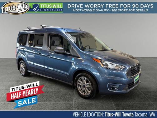 Blue Metallic 2022 Ford Transit Connect XLT w/Rear Liftgate