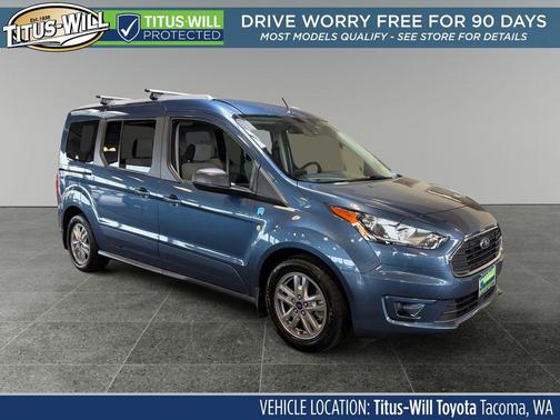 Blue Metallic 2022 Ford Transit Connect XLT w/Rear Liftgate