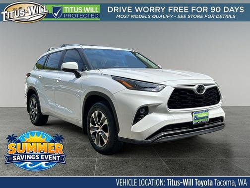 Wind Chill Pearl 2023 Toyota Highlander XLE