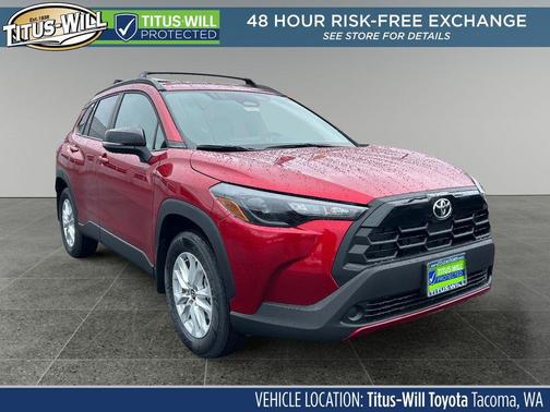 Soul Red Crystal 2026 Toyota Corolla Cross LE