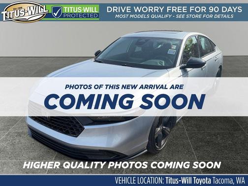 Solar Silver Metallic 2024 Honda Accord Hybrid Sport-L