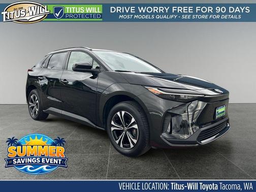 Black 2023 Toyota bZ4X XLE