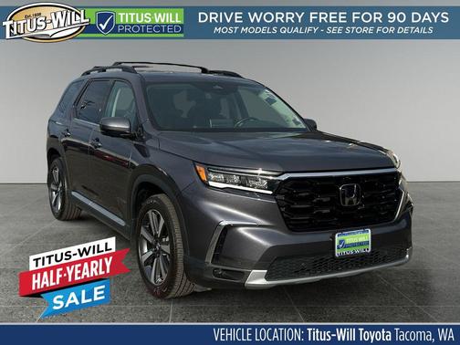 Gray 2023 Honda Pilot AWD Elite