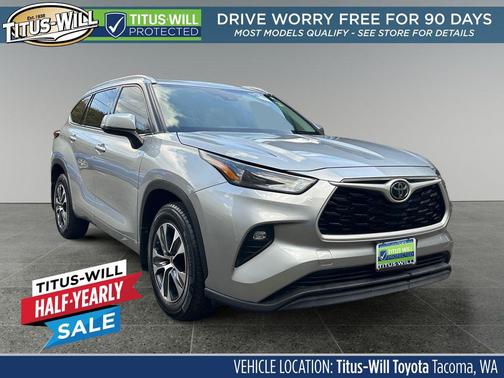Celestial Silver Metallic 2022 Toyota Highlander XLE