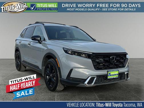 Gray 2024 Honda CR-V Hybrid Sport Touring AWD