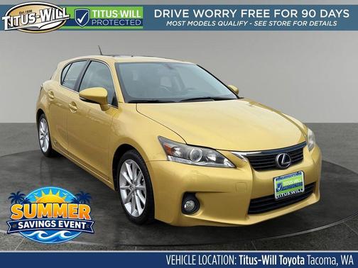 Daybreak Yellow Mica 2011 Lexus CT 200h Premium