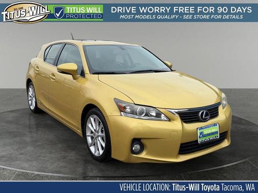 Daybreak Yellow Mica 2011 Lexus CT 200h Premium