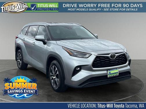 Celestial Silver Metallic 2022 Toyota Highlander XLE