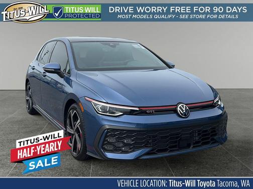 Slate Blue Metallic 2025 Volkswagen Golf GTI 2.0T SE DSG