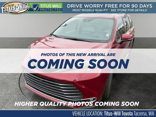 Ruby Flare Pearl 2025 Toyota Sienna Platinum