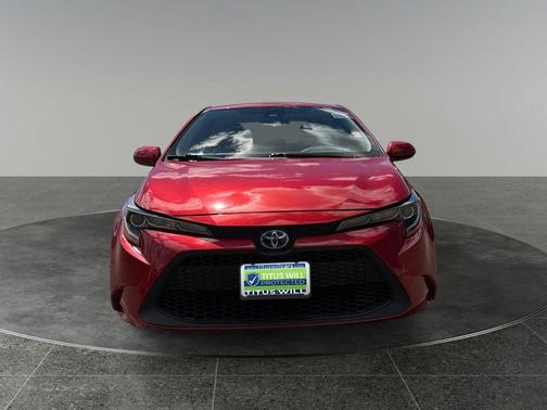 Barcelona Red Metallic 2020 Toyota Corolla Hybrid LE