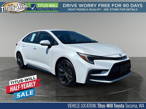 Pearl 2025 Toyota Corolla SE