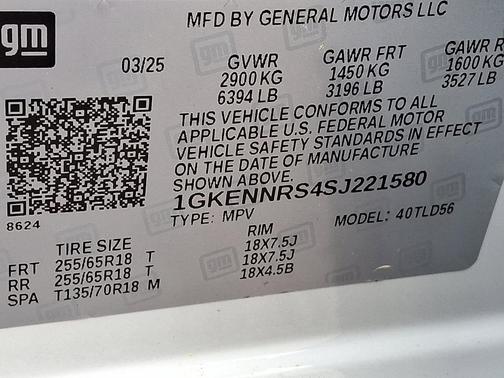 2025 GMC Acadia Elevation
