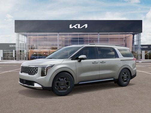 Ivory Silver 2026 Kia Carnival Hybrid SX