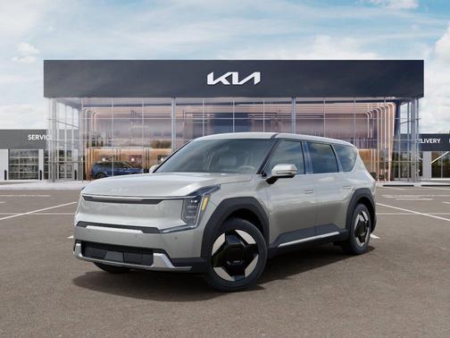Ivory Silver 2026 Kia EV9 Light Long Range