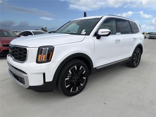 Glacial White Pearl 2024 Kia Telluride SX Prestige