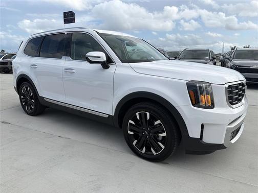 Glacial White Pearl 2024 Kia Telluride SX Prestige