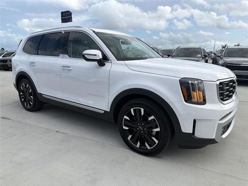 Glacial White Pearl 2024 Kia Telluride SX Prestige