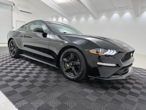 Shadow Black 2018 Ford Mustang EcoBoost