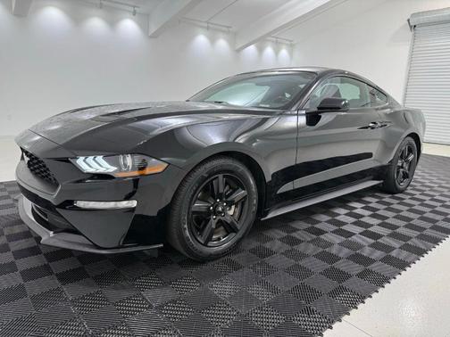 Shadow Black 2018 Ford Mustang EcoBoost