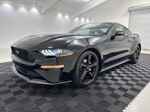 Shadow Black 2023 Ford Mustang EcoBoost Premium