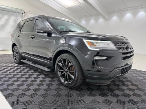Shadow Black 2018 Ford Explorer XLT