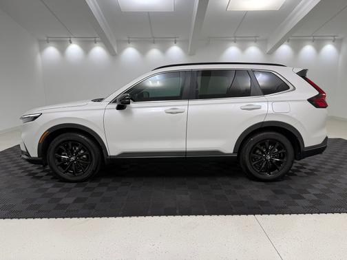 White 2025 Honda CR-V Hybrid Sport