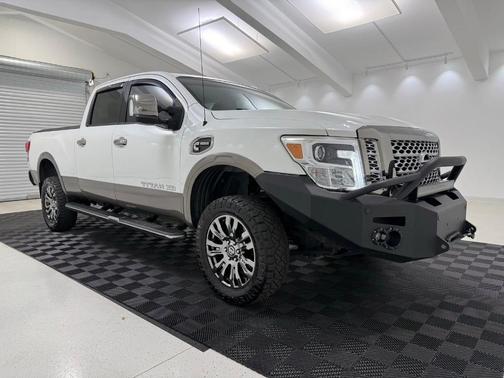 White 2019 Nissan Titan XD Platinum Reserve