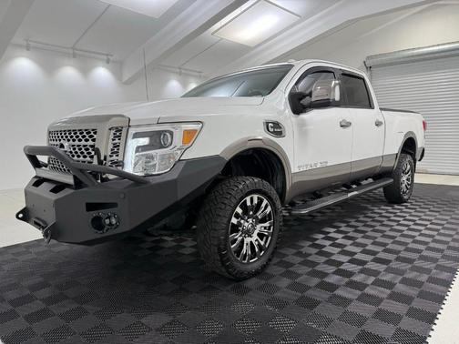 White 2019 Nissan Titan XD Platinum Reserve