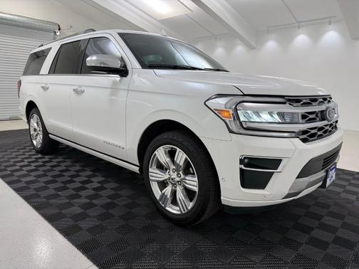 White Metallic 2024 Ford Expedition Max Platinum