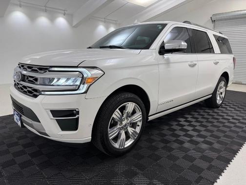 White Metallic 2024 Ford Expedition Max Platinum