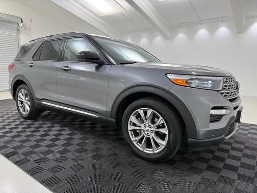 Gray Metallic 2023 Ford Explorer Limited