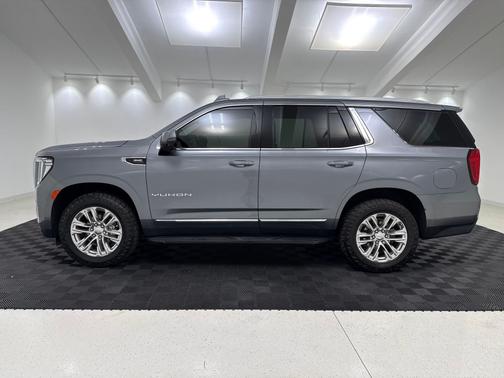 Satin Steel Metallic 2022 GMC Yukon SLT