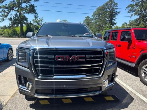 Satin Steel Metallic 2022 GMC Yukon SLT