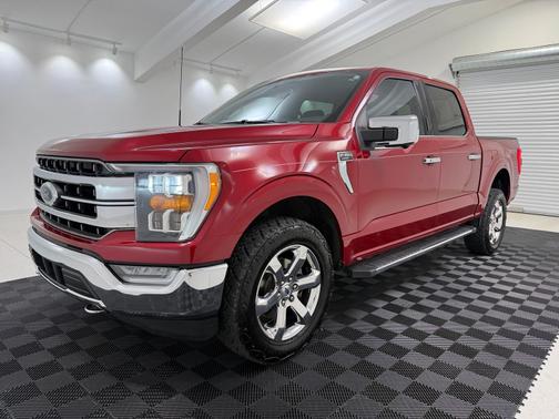 Red Metallic 2021 Ford F-150 Lariat