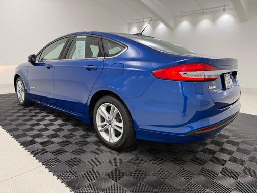 Lightning Blue 2018 Ford Fusion Hybrid S