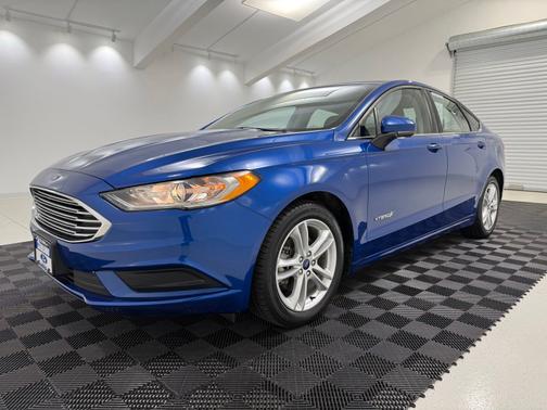 Lightning Blue 2018 Ford Fusion Hybrid S