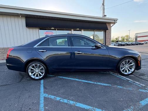 Dark Adriatic Blue Metallic 2017 Cadillac CTS 3.6L Luxury